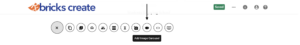 Screenshot of where to find the image carousel option in Bricks Create
